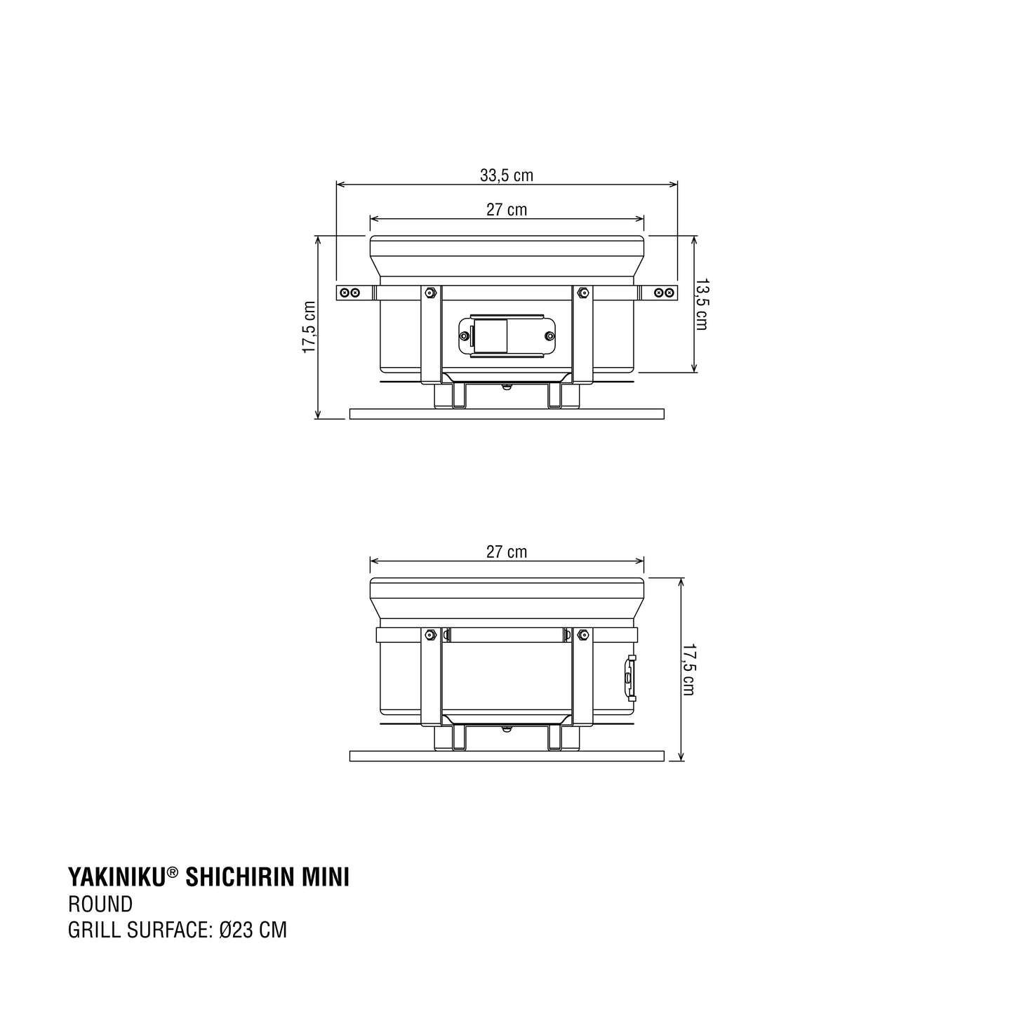 YAKINIKU MINI Shichirin Rond - wevelnit