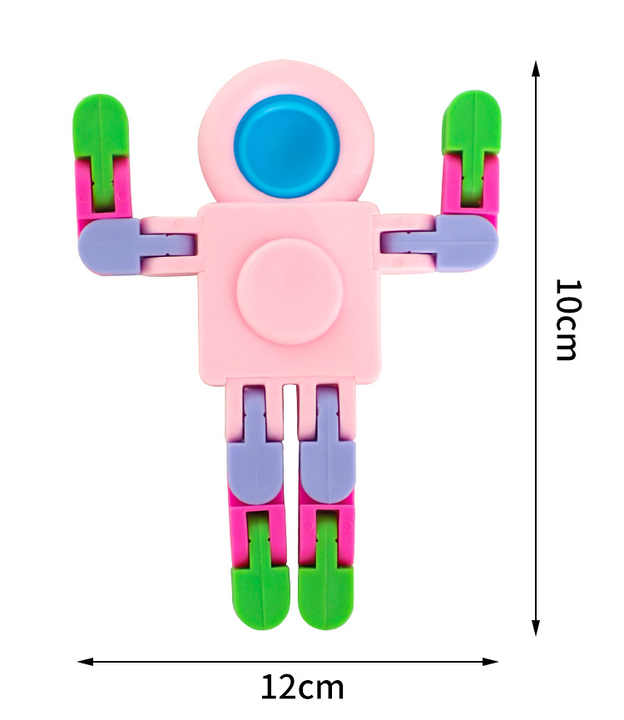 4 - Pack Astronaut Spinner Robot Fidget - wevelnit