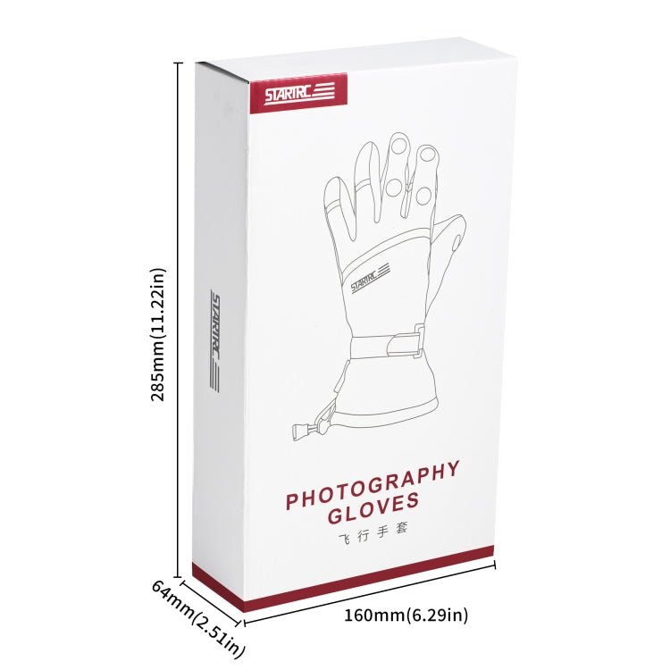 STARTRC Universal Drone Photography Gloves – Winter Warm (Black, L) - wevelnit