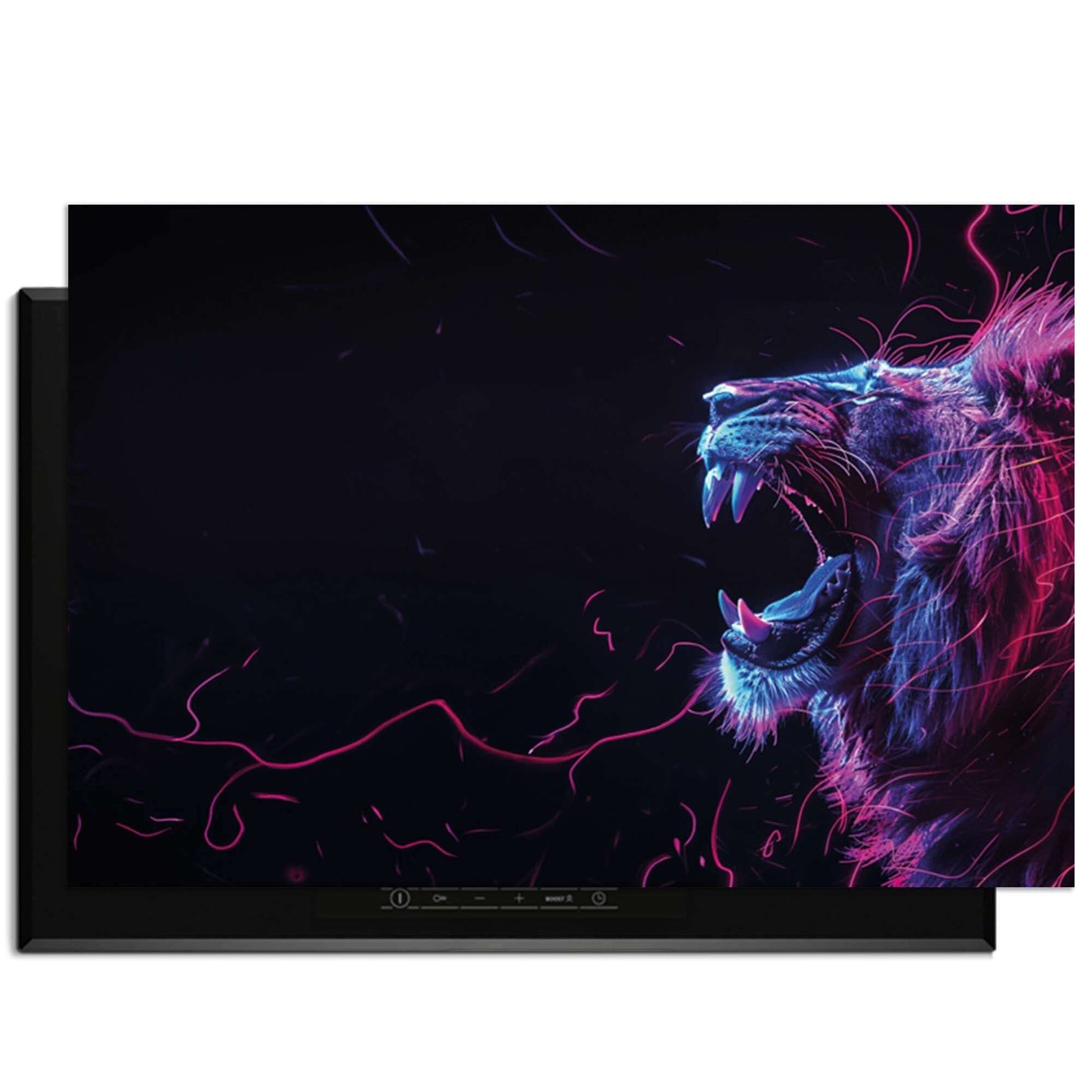 Neon Roar – Inductie Beschermer - wevelnit