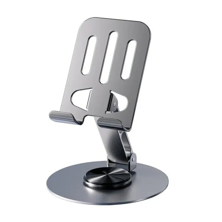 All - Metal 360° Rotating Foldable Phone & Tablet Stand – Purple / Grey - wevelnit