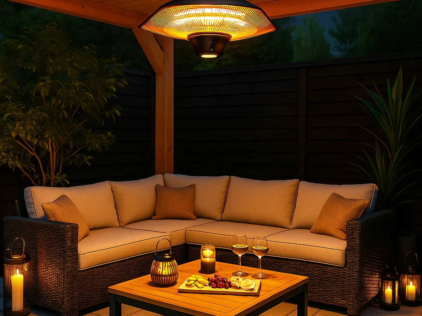 AVOID SHL - 2000BR 2000W Infrared Heater – LED & Remote - wevelnit