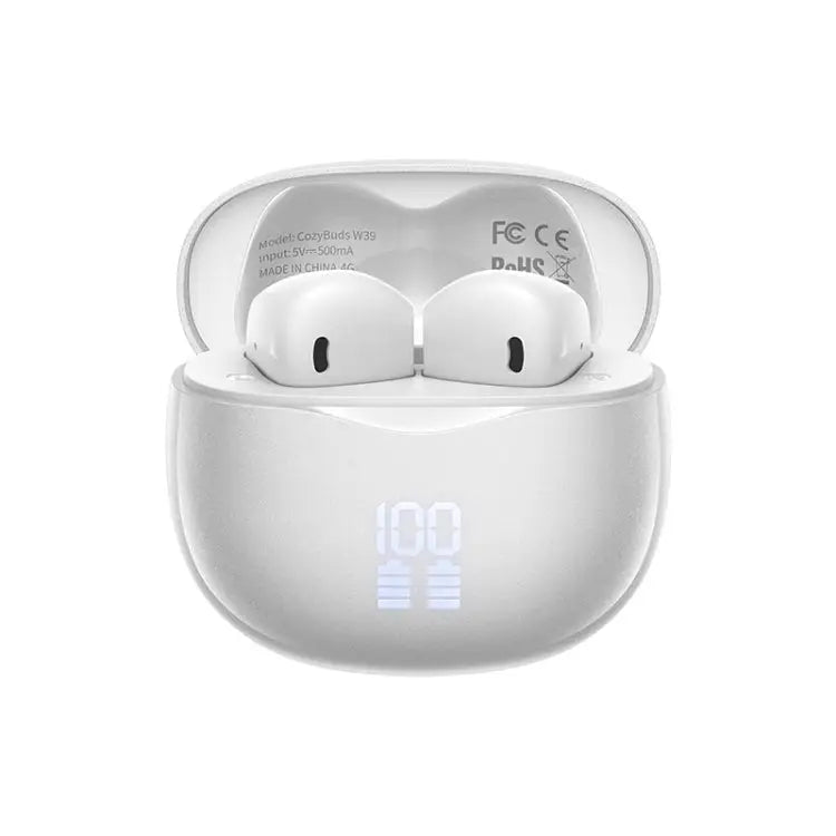 REMAX W39 Stereo Digital Display Wireless Bluetooth Earphone - wevelnit