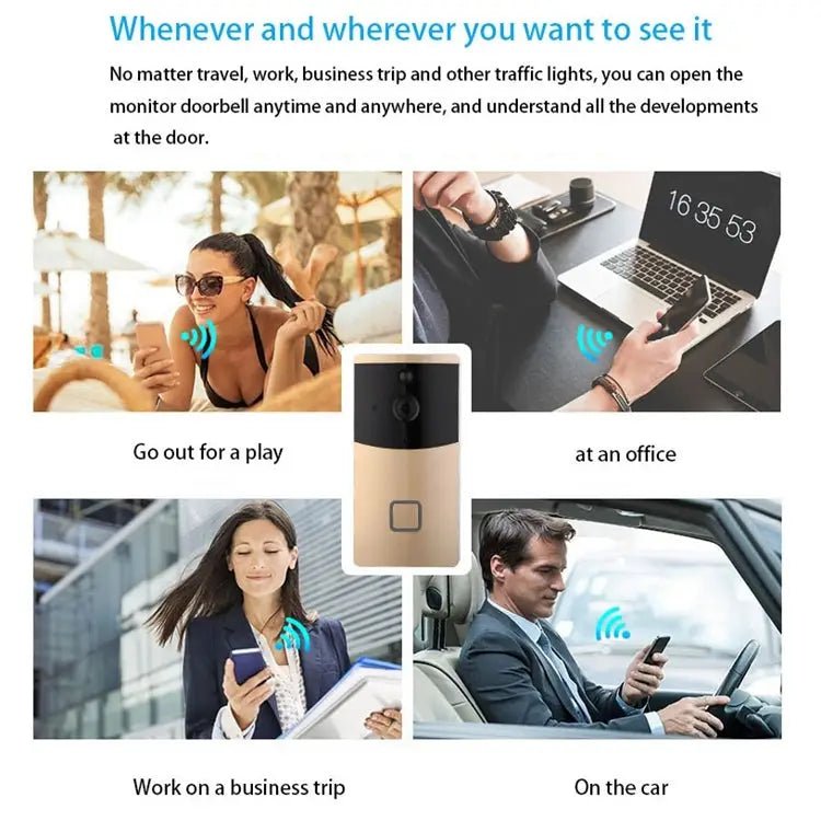 Home VS - M2 HD 720P Security Camera Smart WiFi Video Doorbell Intercom - wevelnit