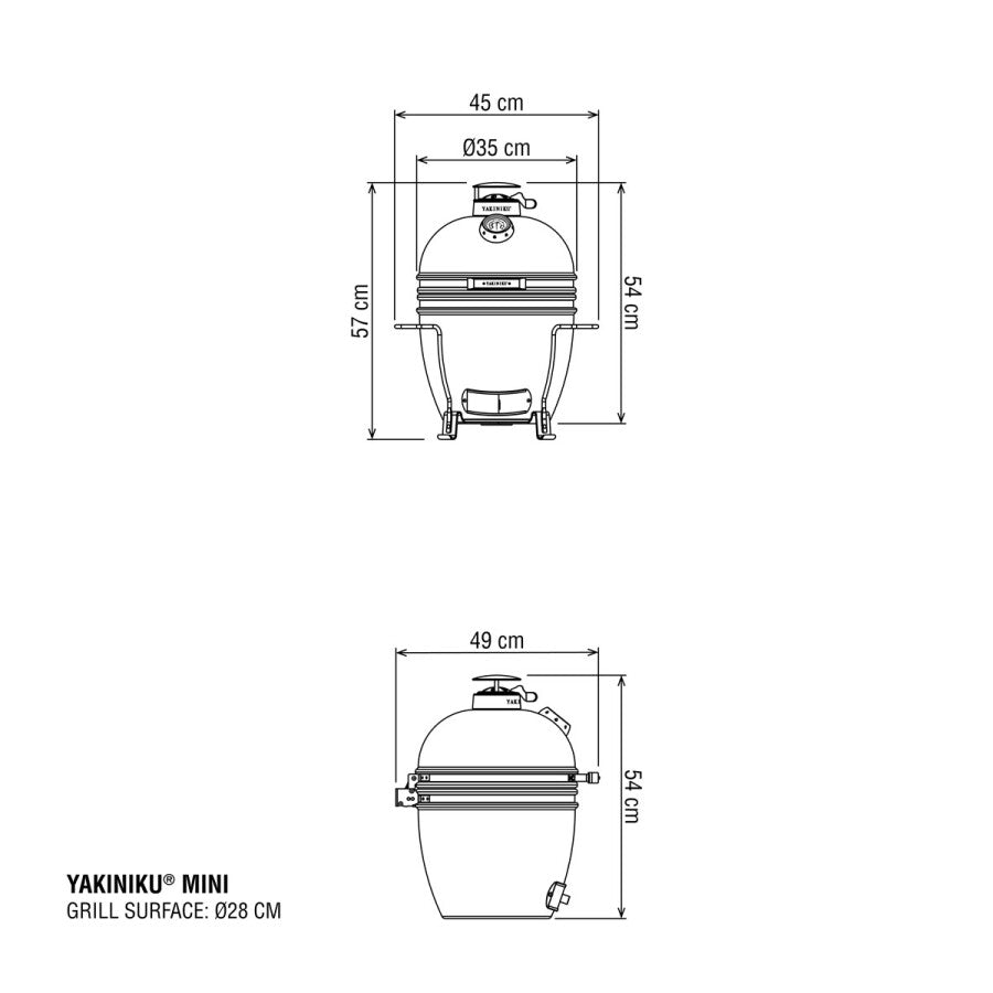 YAKINIKU MINI Kamado Basic - wevelnit