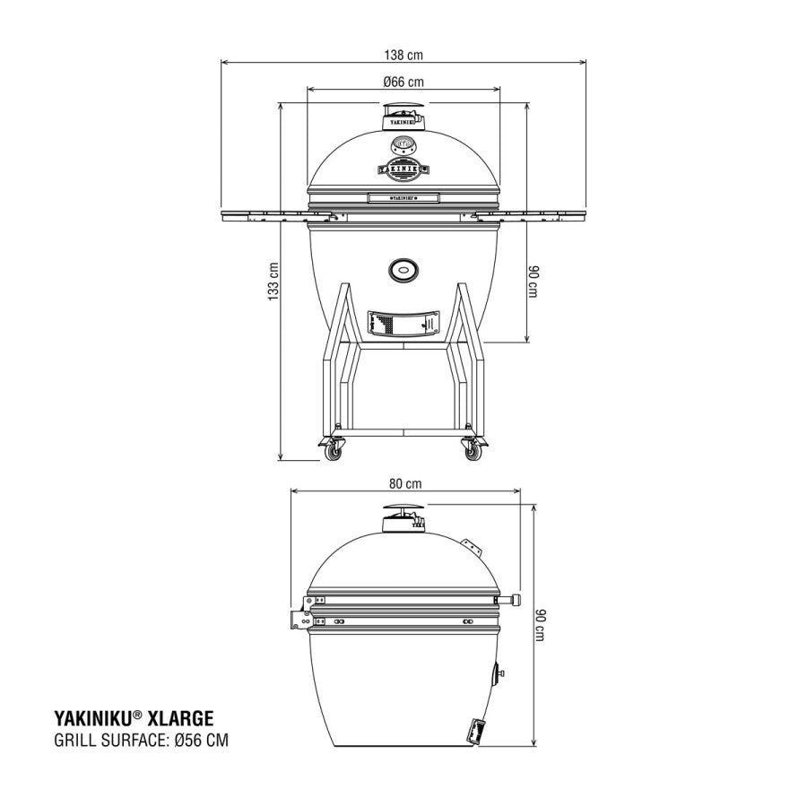 YAKINIKU XLARGE Kamado Compleet - wevelnit