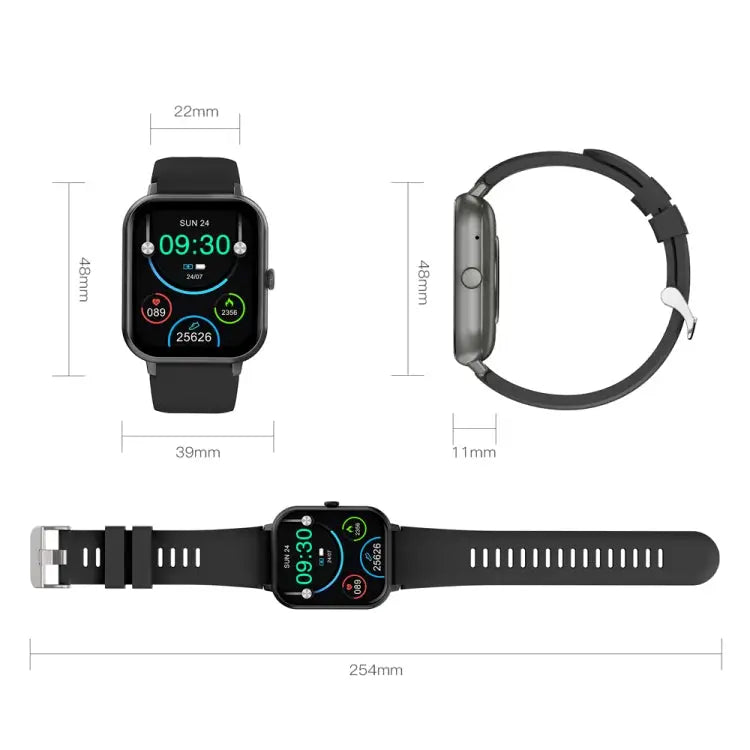 Smartwatch 1,83 inch – AI-spraak, bellen en hartslagmeting