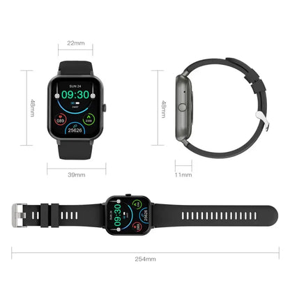 Smartwatch 1,83 inch – AI-spraak, bellen en hartslagmeting