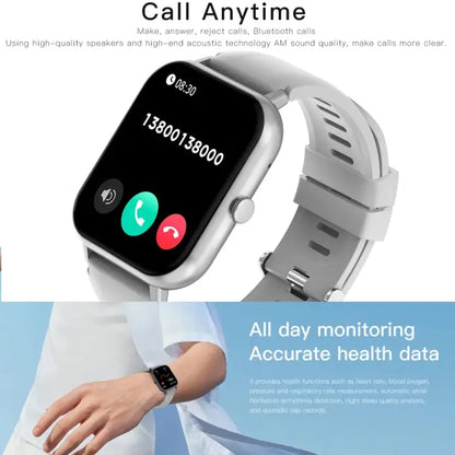 Smartwatch 1,83 inch – AI-spraak, bellen en hartslagmeting