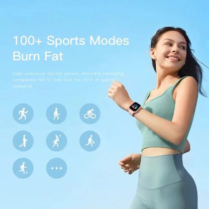 Smartwatch 1,83 inch – AI-spraak, bellen en hartslagmeting