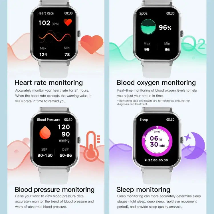 Smartwatch 1,83 inch – AI-spraak, bellen en hartslagmeting