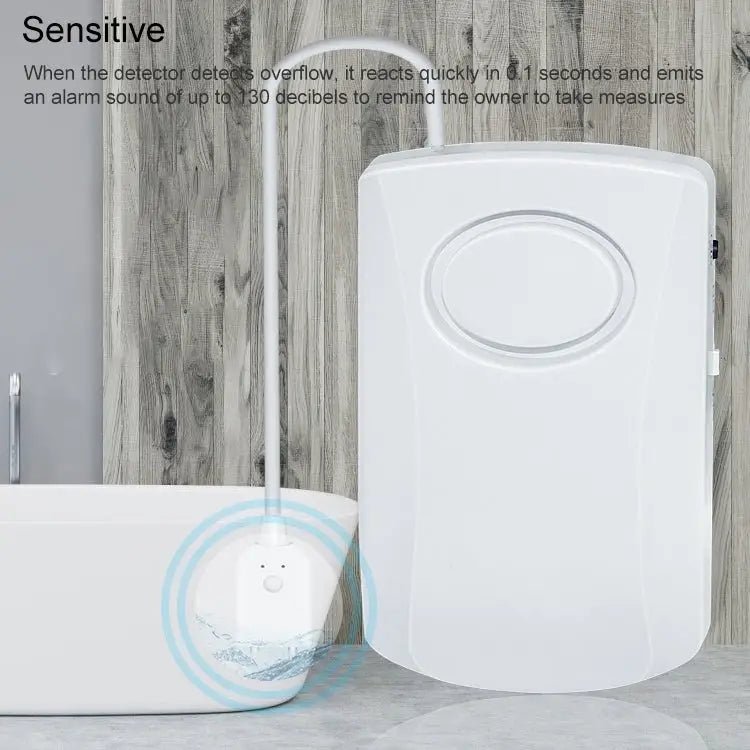 130dB Water Leakage Overflow Alarm Detector Sensor - wevelnit
