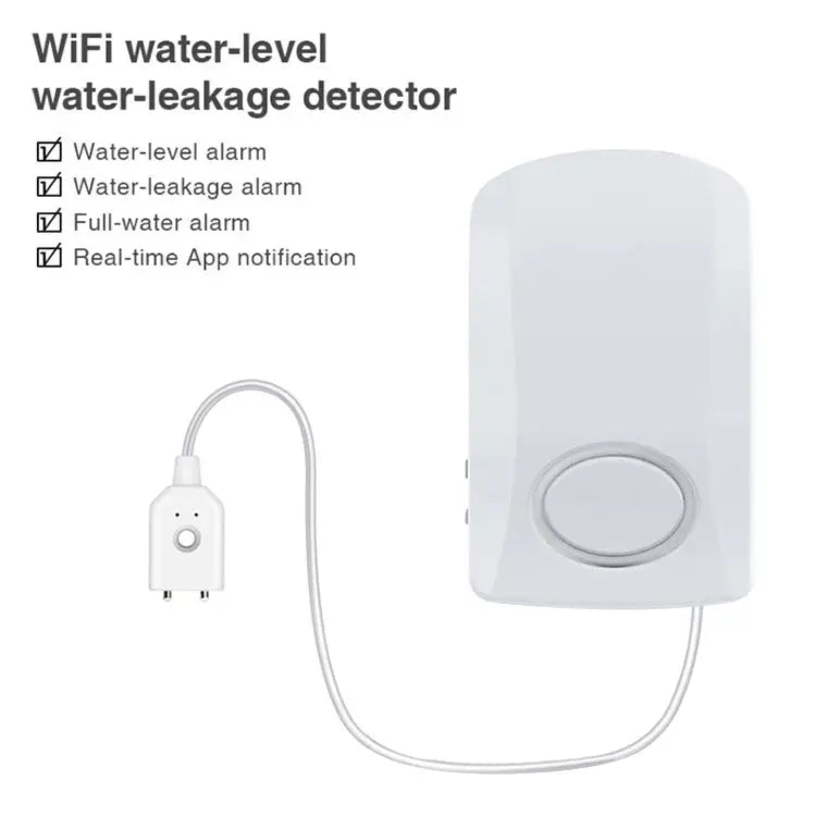 130dB Water Leakage Overflow Alarm Detector Sensor - wevelnit