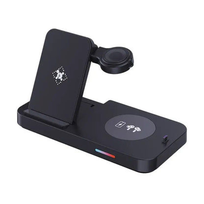 3 - in - 1 15W Foldable Wireless Charger Stand – For Apple, Samsung & Huawei - wevelnit