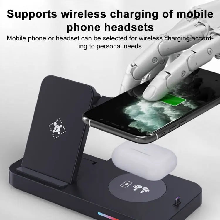 3 - in - 1 15W Foldable Wireless Charger Stand – For Apple, Samsung & Huawei - wevelnit