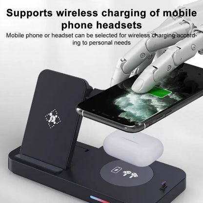 3 - in - 1 15W Foldable Wireless Charger Stand – For Apple, Samsung & Huawei - wevelnit