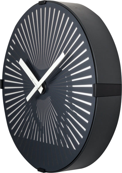 Wall clock-  30 cm - Plastic - Motion clock- 'Walking Horse' - Wevelnit