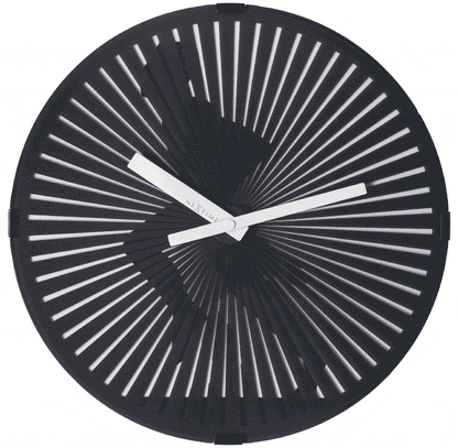 Wall clock-  30 cm - Plastic - Motion clock- 'Running Man' - Wevelnit