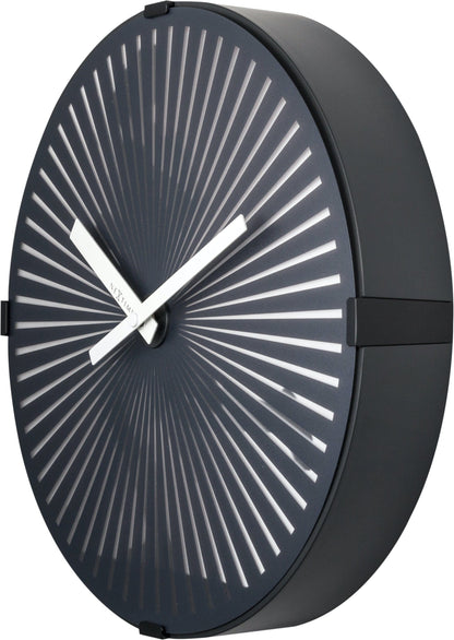 Wall clock-  30 cm - Plastic - Motion clock- 'Running Man' - Wevelnit