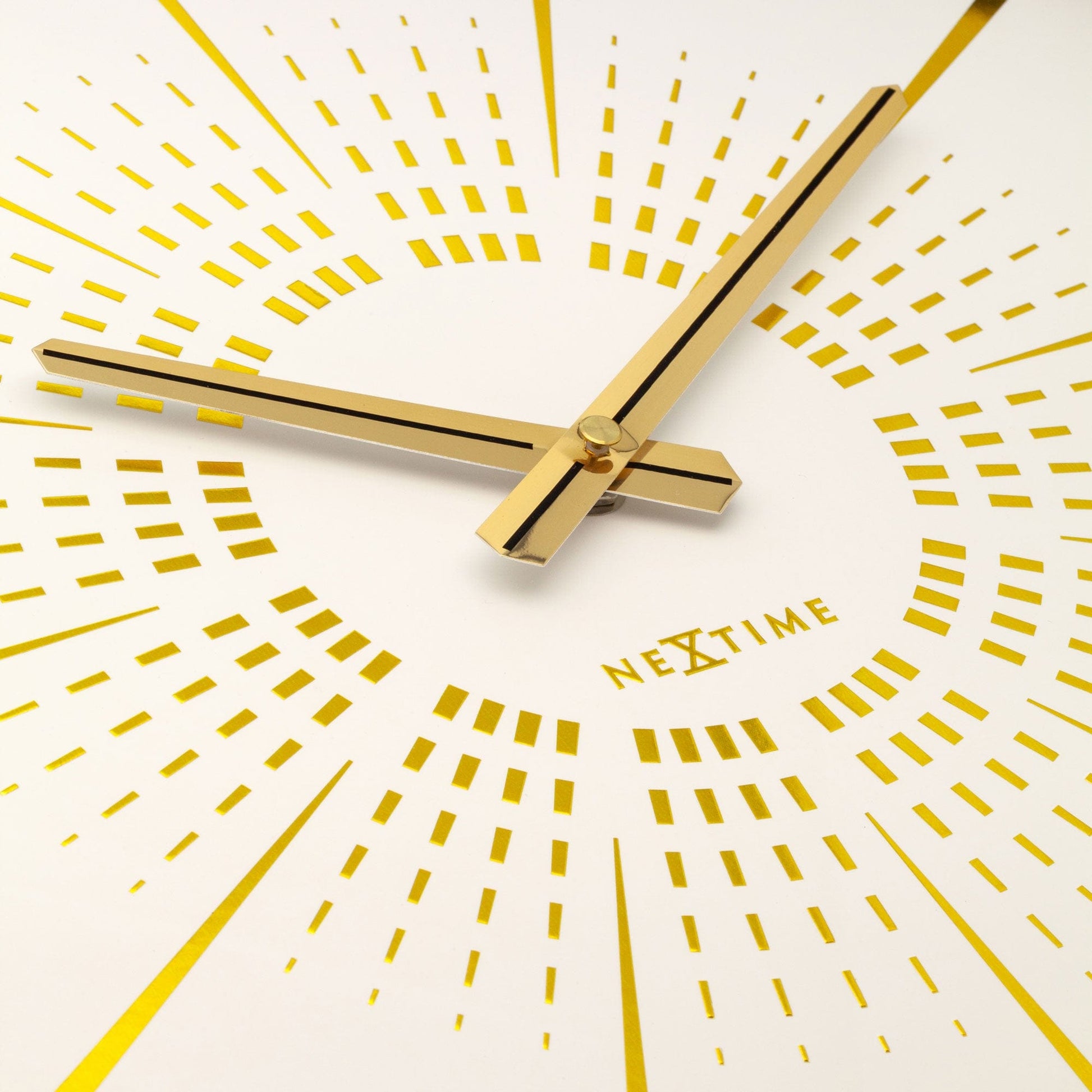 Wall clock 40cm - Silent - Metal - "Excentric" - wevelnit