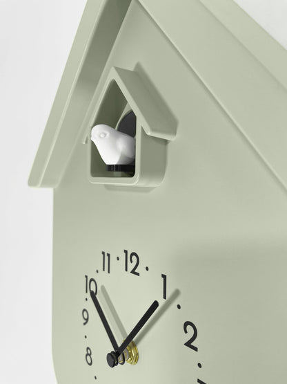 Wall clock 21.5x41.5x8.5cm - Pendulum - Cuckoo - NeXtime 'Twitter' - wevelnit