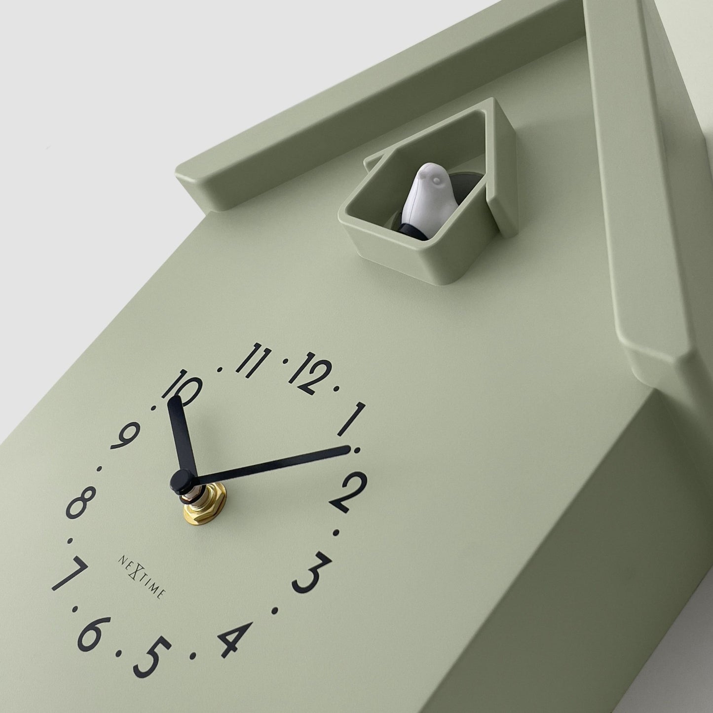 Wall clock 21.5x41.5x8.5cm - Pendulum - Cuckoo - NeXtime 'Twitter' - wevelnit