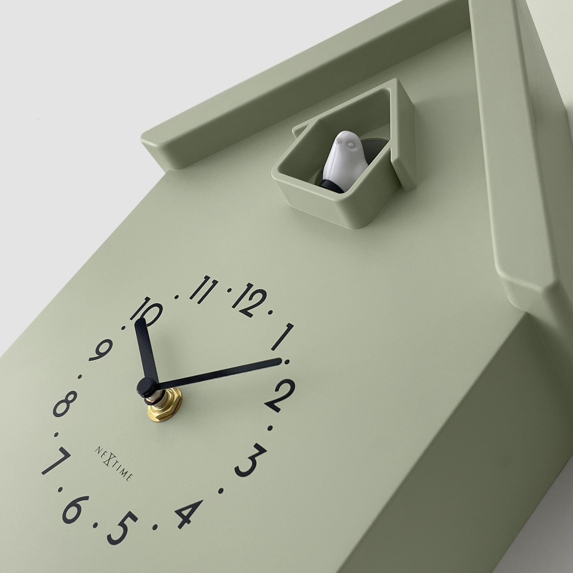 Wall clock 21.5x41.5x8.5cm - Pendulum - Cuckoo - NeXtime 'Twitter' - wevelnit