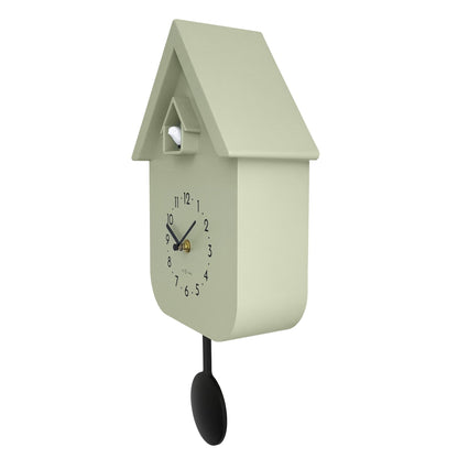 Wall clock 21.5x41.5x8.5cm - Pendulum - Cuckoo - NeXtime 'Twitter' - wevelnit