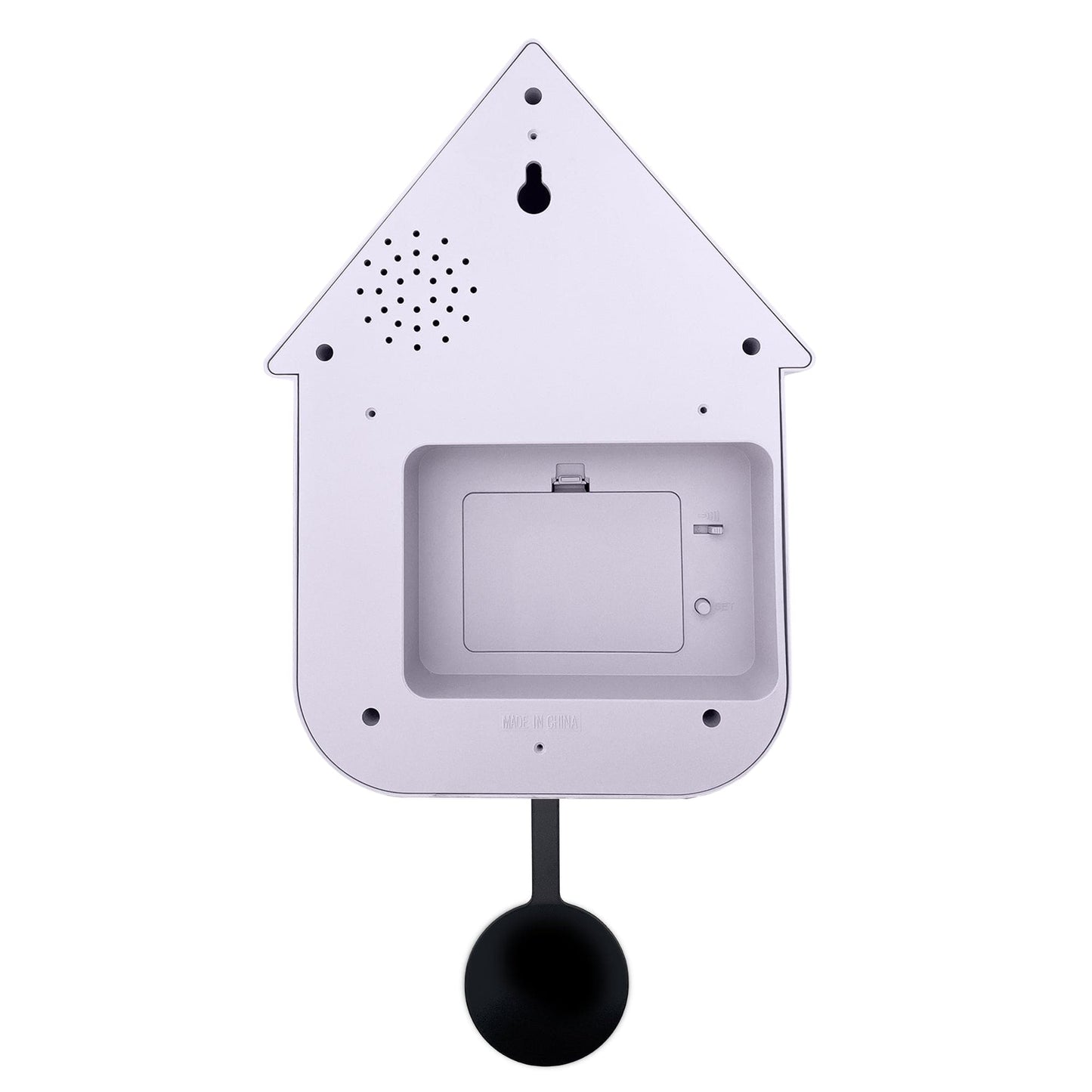 Wall clock 21.5x41.5x8.5cm - Pendulum - Cuckoo - NeXtime 'Twitter' - wevelnit