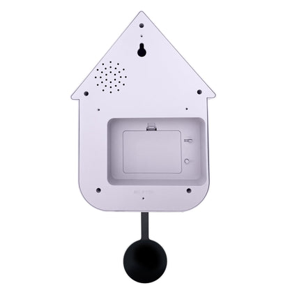 Wall clock 21.5x41.5x8.5cm - Pendulum - Cuckoo - NeXtime 'Twitter' - wevelnit