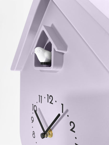 Wall clock 21.5x41.5x8.5cm - Pendulum - Cuckoo - NeXtime 'Twitter' - wevelnit