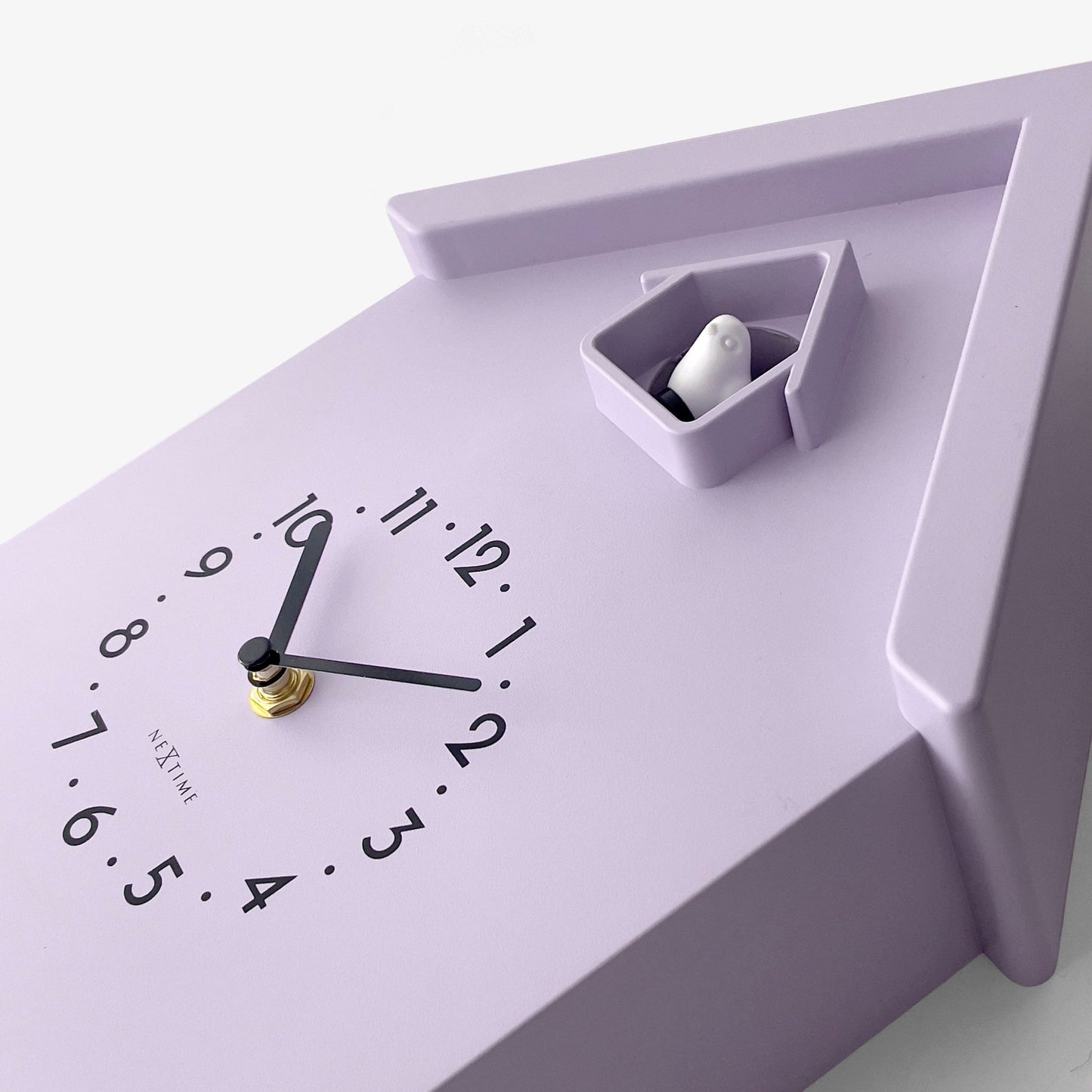 Wall clock 21.5x41.5x8.5cm - Pendulum - Cuckoo - NeXtime 'Twitter' - wevelnit