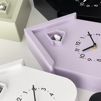 Wall clock 21.5x41.5x8.5cm - Pendulum - Cuckoo - NeXtime 'Twitter' - wevelnit