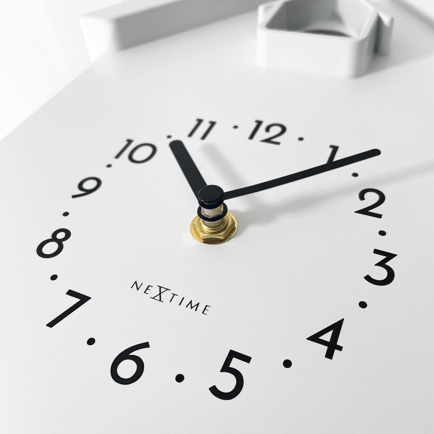 Wall clock 21.5x41.5x8.5cm - Pendulum - Cuckoo - NeXtime 'Twitter' - wevelnit