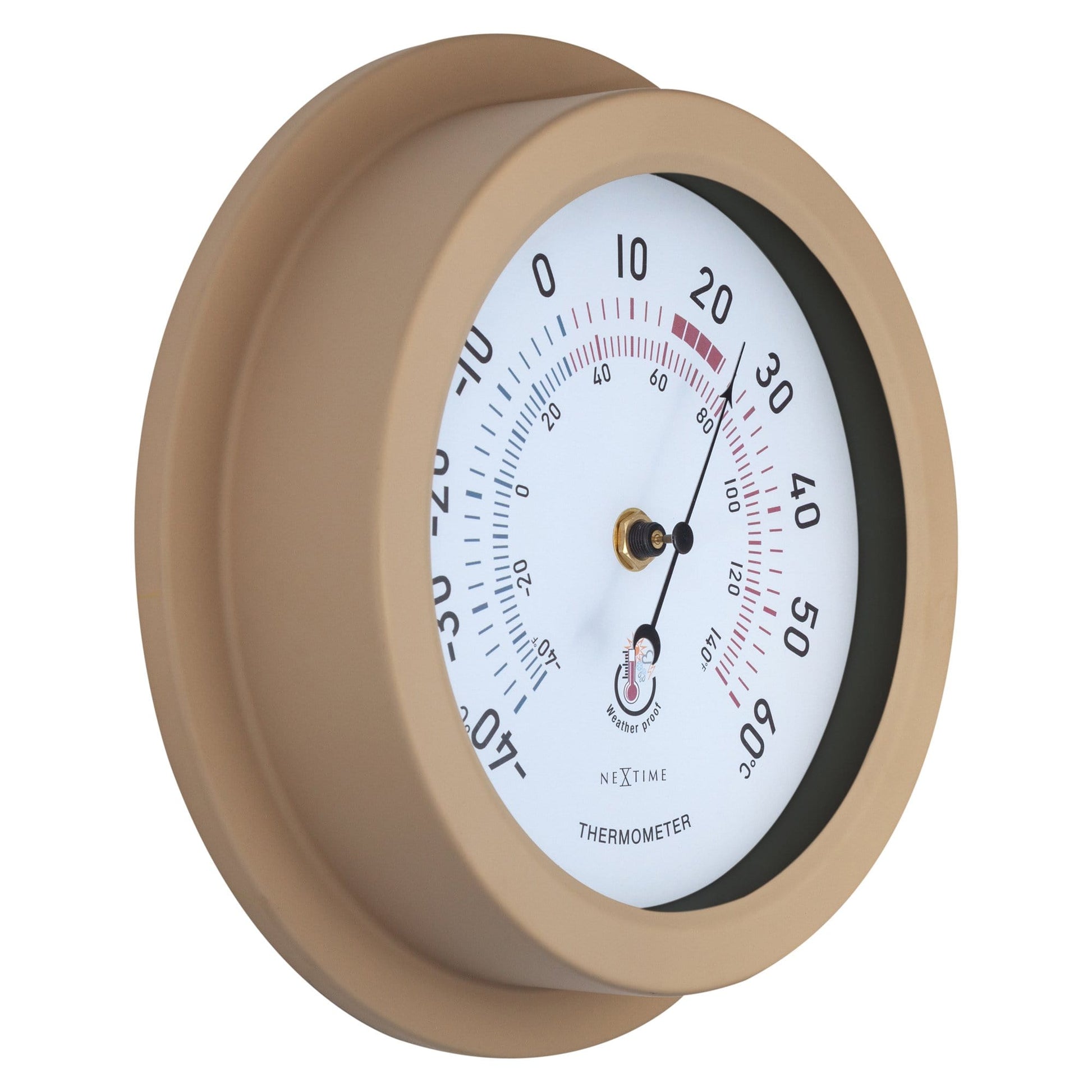 Weatherproof Thermometer - 22cm - Metal - Galvanized  Lily - Wevelnit