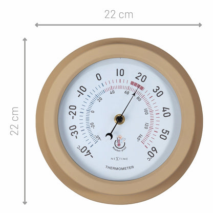 Weatherproof Thermometer - 22cm - Metal - Galvanized  Lily - Wevelnit
