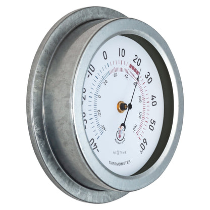 Weatherproof Thermometer - 22cm - Metal - Galvanized  Lily - Wevelnit