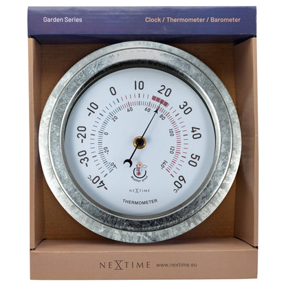 Weatherproof Thermometer - 22cm - Metal - Galvanized  Lily - Wevelnit
