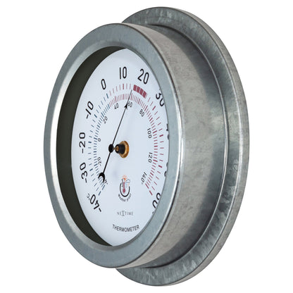 Weatherproof Thermometer - 22cm - Metal - Galvanized  Lily - Wevelnit