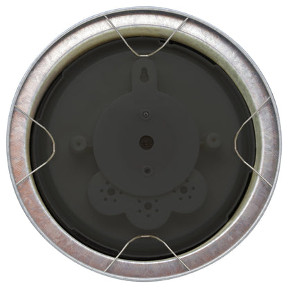 Weatherproof Barometer - 22cm - Metal - Galvanized  Orchid - Wevelnit