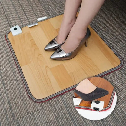 50x30cm Electric Feet Warmer Heating Mat for Home & Office - wevelnit