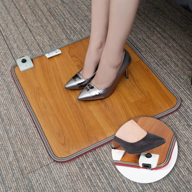 50x30cm Electric Feet Warmer Heating Mat for Home & Office - wevelnit
