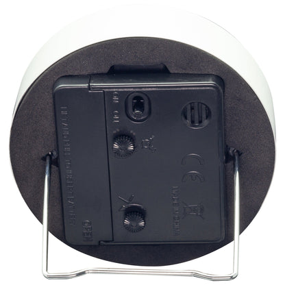 Table Alarm Clock 9x9x7.5cm - Silent - Light function /Metal "Small" - wevelnit