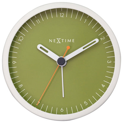 Table Alarm Clock 9x9x7.5cm - Silent - Light function /Metal "Small" - wevelnit