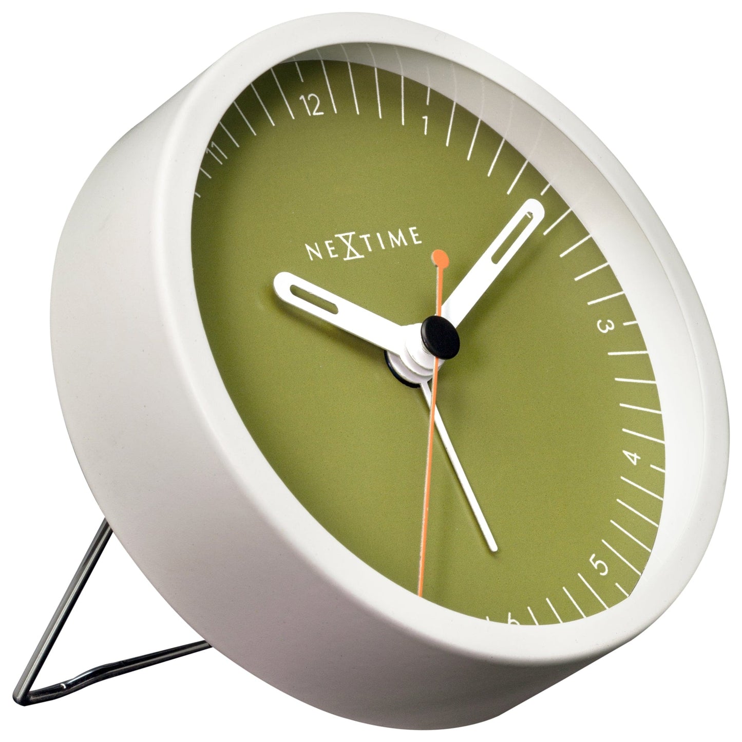 Table Alarm Clock 9x9x7.5cm - Silent - Light function /Metal "Small" - wevelnit
