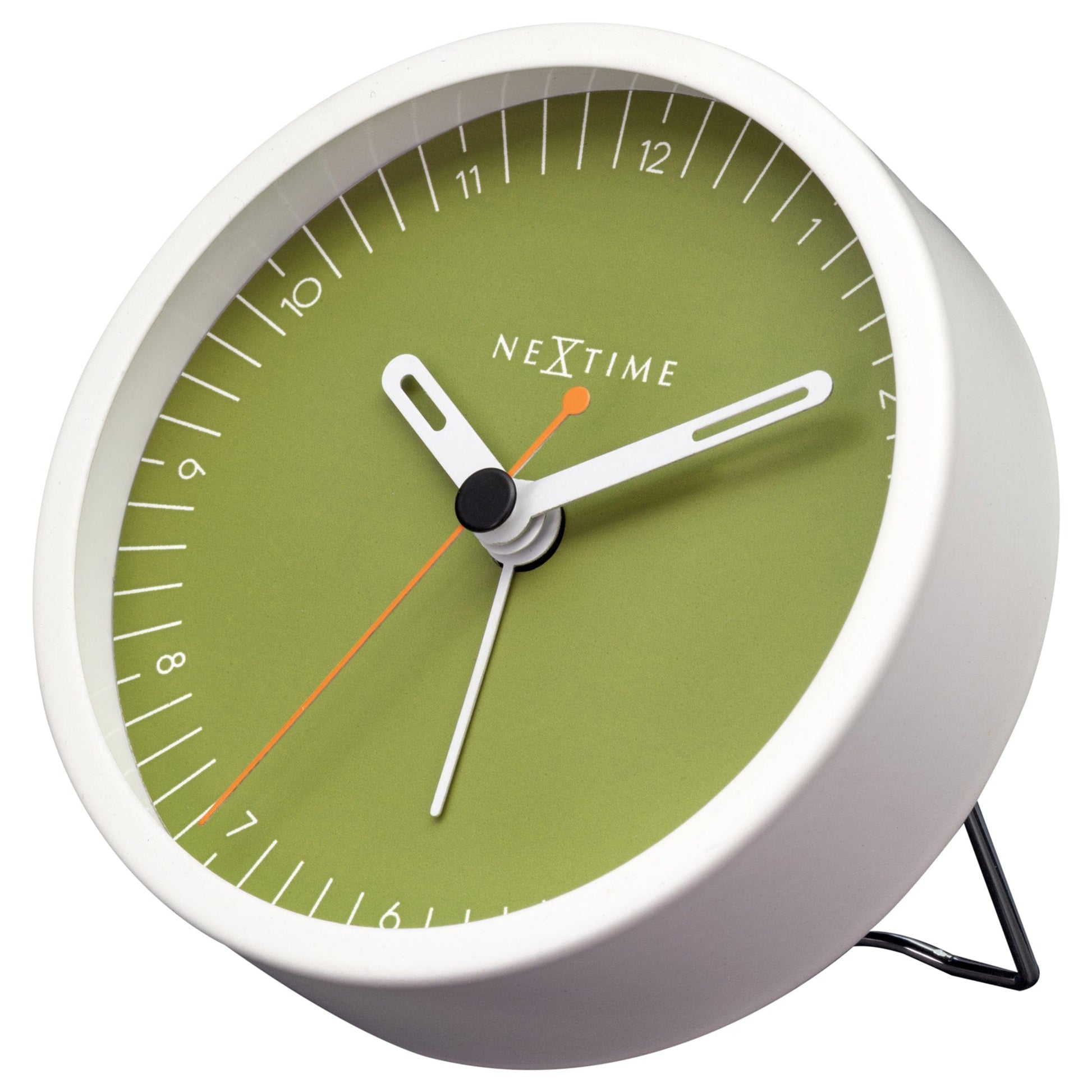 Table Alarm Clock 9x9x7.5cm - Silent - Light function /Metal "Small" - wevelnit