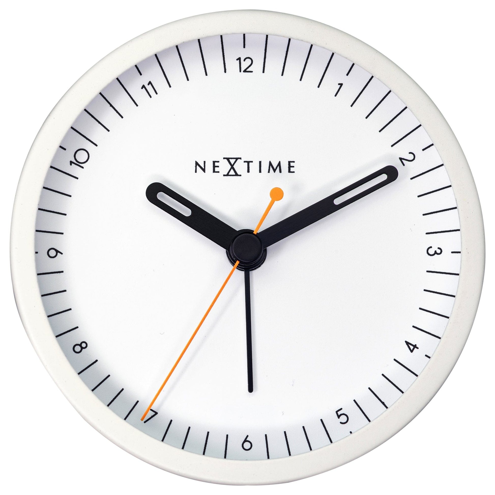 Table Alarm Clock 9x9x7.5cm - Silent - Light function /Metal "Small" - wevelnit