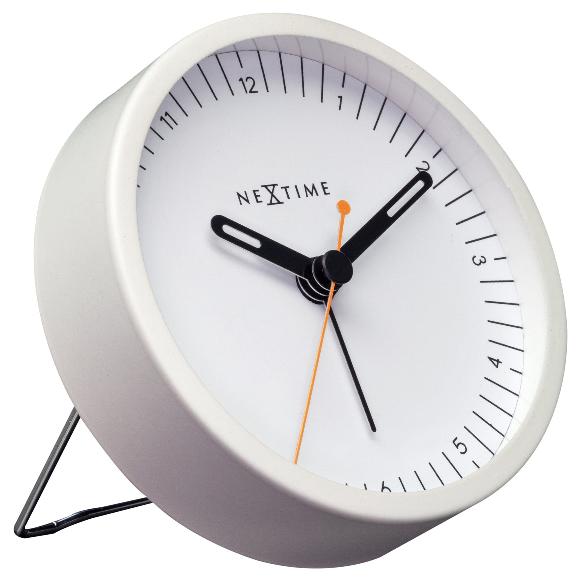 Table Alarm Clock 9x9x7.5cm - Silent - Light function /Metal "Small" - wevelnit