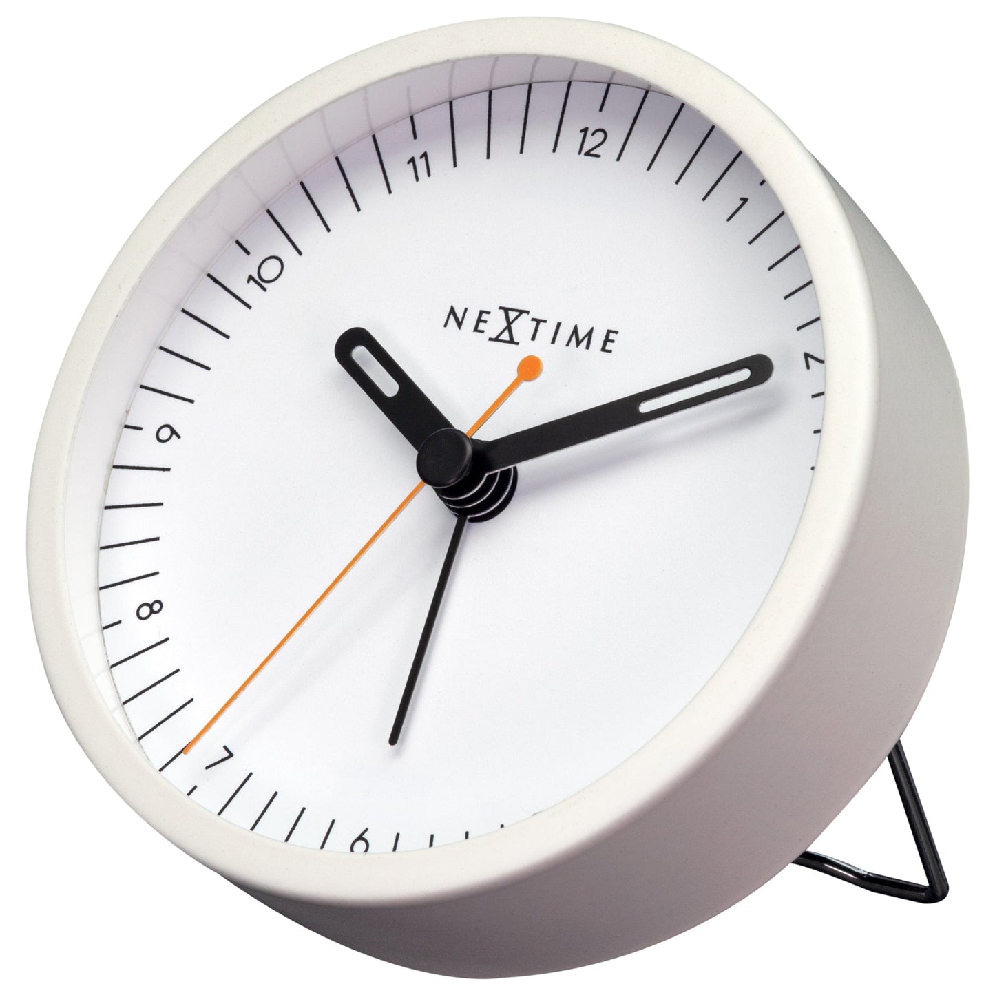 Table Alarm Clock 9x9x7.5cm - Silent - Light function /Metal "Small" - wevelnit