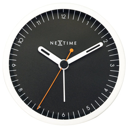 Table Alarm Clock 9x9x7.5cm - Silent - Light function /Metal "Small" - wevelnit